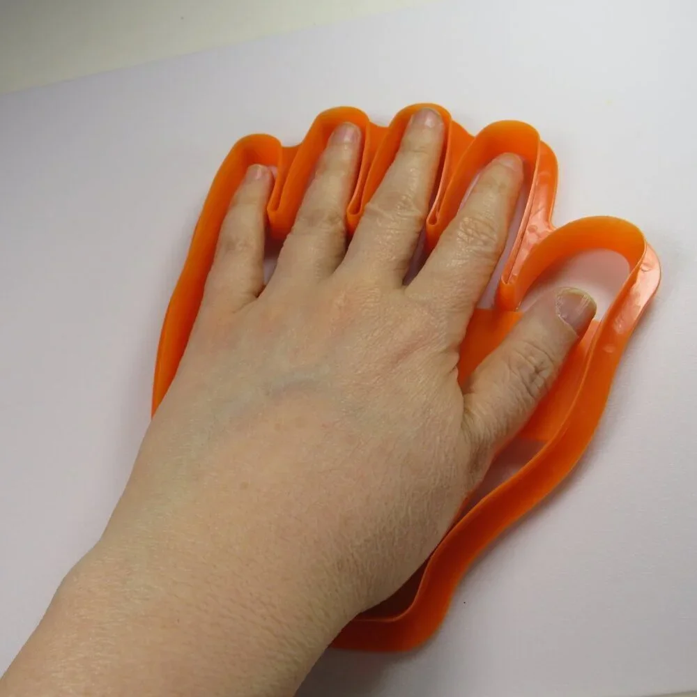 Large HAND cookie cutter Wilton plastic 7